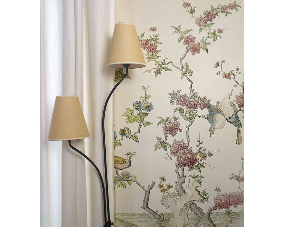 Papier Peint Panoramique Dessin Doiseaux Chinois