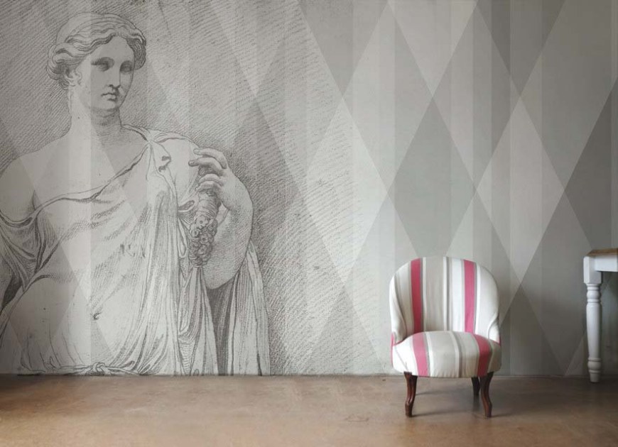 Papiers peints aux designs contemporains