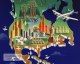 Affiche air France 1951- Amerique du Nord