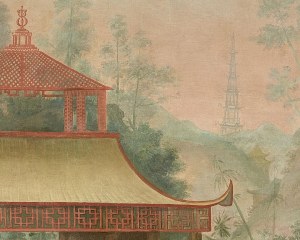 Cabinet Chinois N°2 - Panneau décoratif