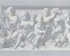 Les Arts - frise en grisaille - papier peint