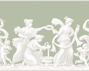 Frise Empire - Wedgwood vert
