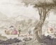 SCENES ORIENTALES - PAPIER PEINT PANORAMIQUE 