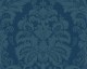 Motif Damas turquoise - papier-peint
