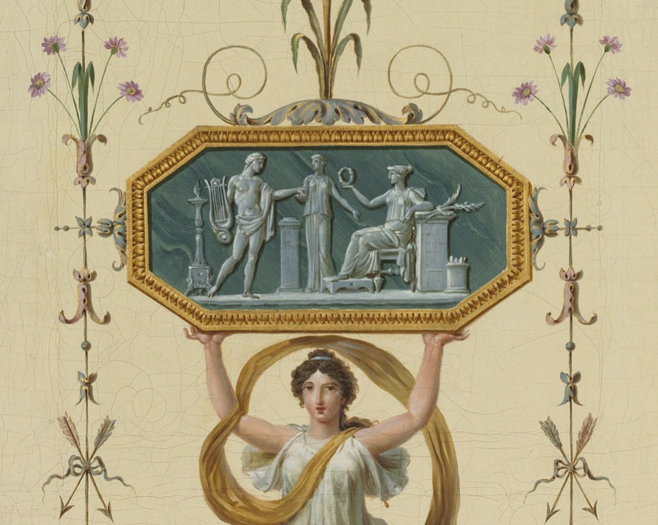 Panneaux Arabesque 18ème N°3 - Panneau décoratif