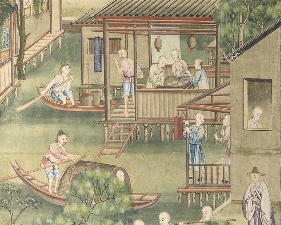 Papier peint chinois N°1 - Panneau décoratif