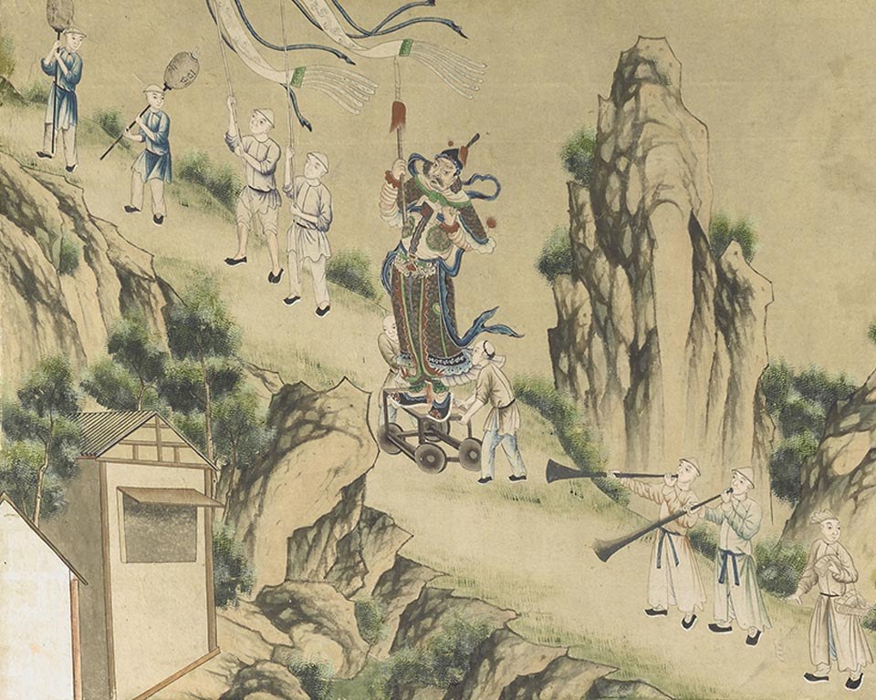 Papier peint chinois N°8 - Panneau décoratif