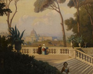 Vue de Rome - Papier peint