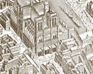 Paris 1739 - Papier peint