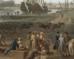 Le Port de Rochefort - Papier peint