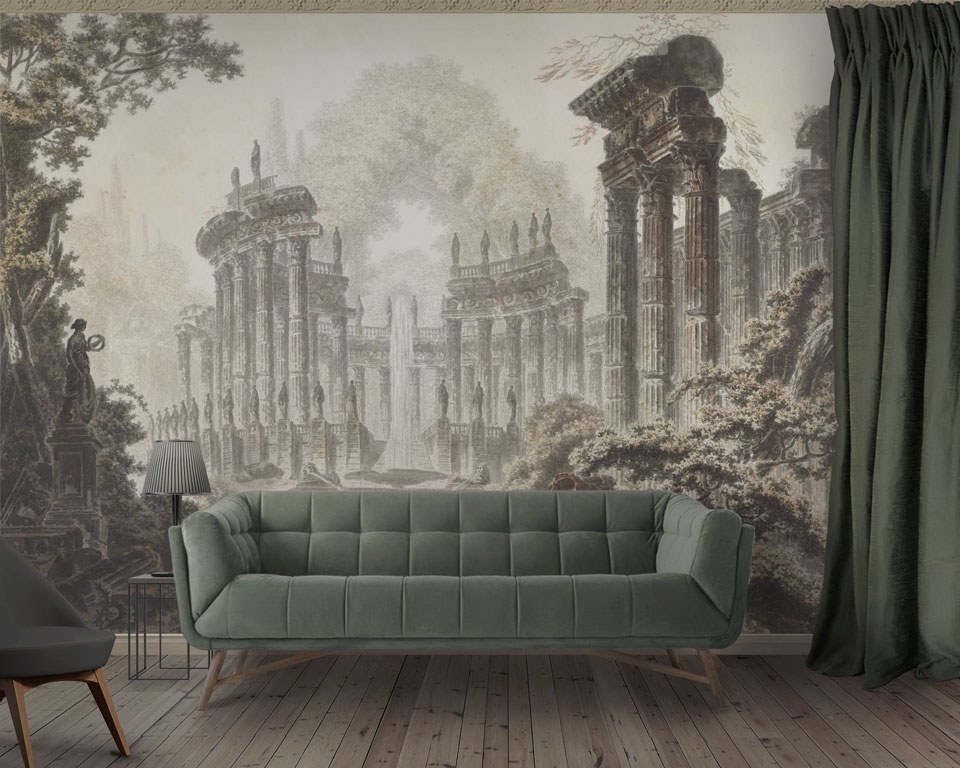 Forêt des fjords | Tapisserie paysage panoramique