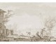 Scène de port/1 - Papier peint