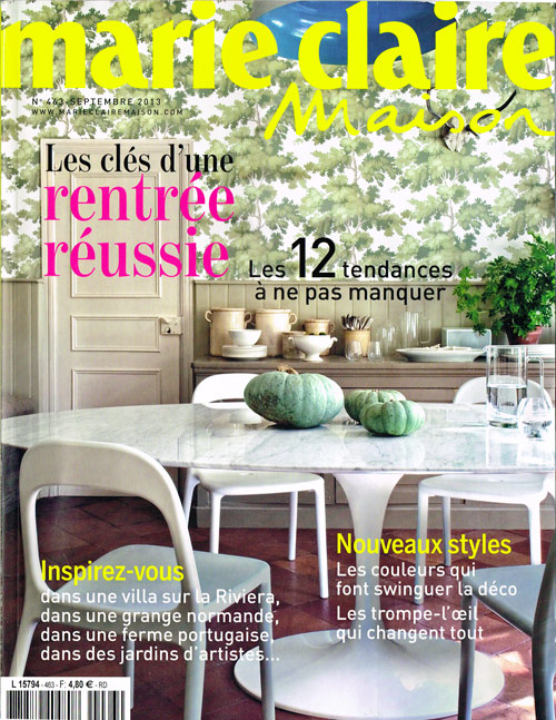 papier peint panoramique decoratif - Presse Marie-Claire Maison