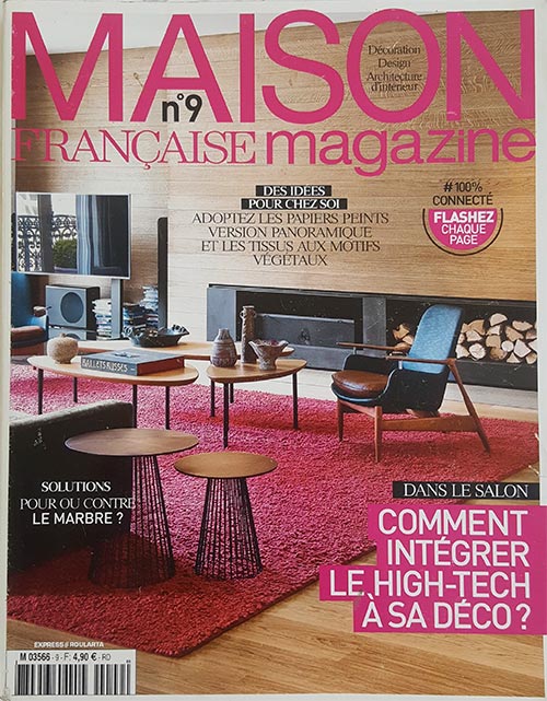 Maison française Magazine papier peint panoramique
