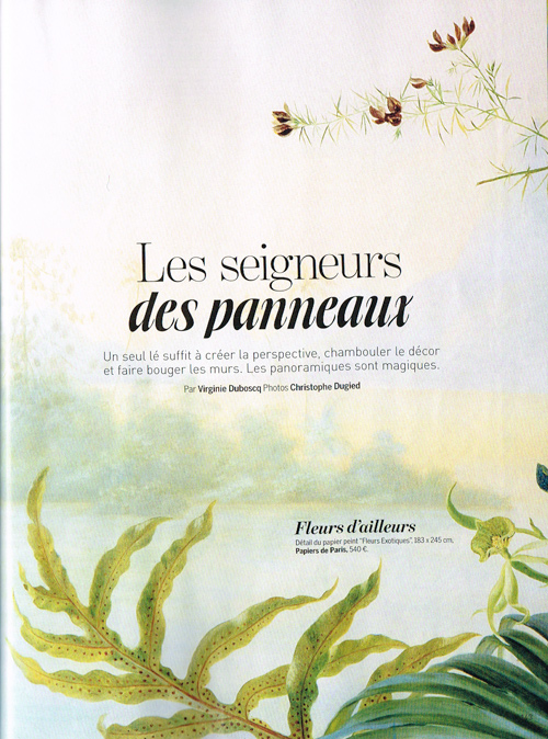 Press scenic wallpaper deco Marie-claire Maison